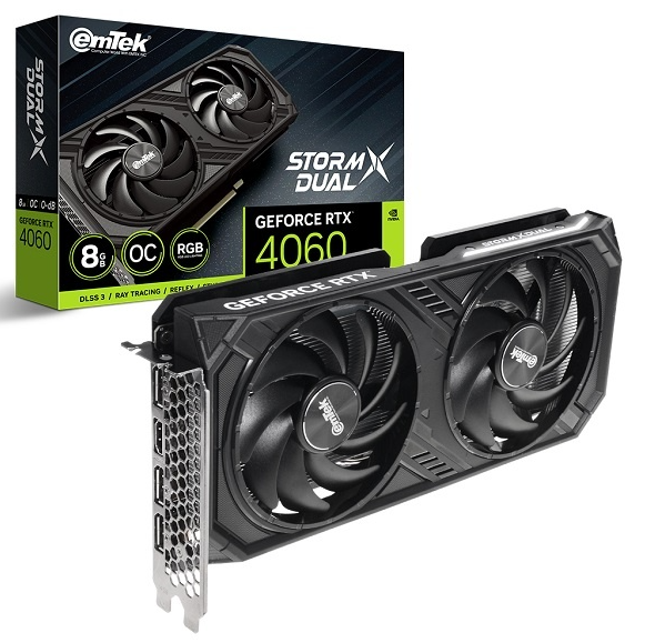 [emTek] 지포스 RTX 4060 STORM X Dual OC D6 8GB