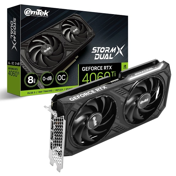 [emTek] 지포스 RTX 4060 Ti STORM X Dual OC D6 8GB