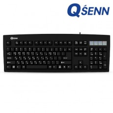 [QSENN] 유선키보드, SEM-DT35 NEW 윤활 [블랙/USB]