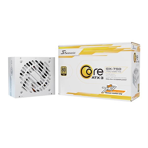 [시소닉] CORE V2 GX-750 GOLD 풀모듈러 (ATX/750W) [화이트]